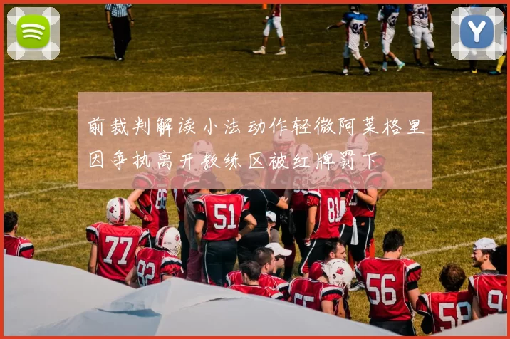 前裁判解读小法动作轻微阿莱格里因争执离开教练区被红牌罚下