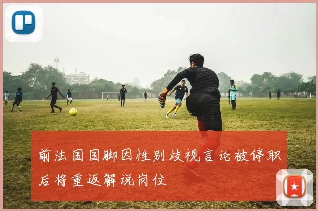 前法国国脚因性别歧视言论被停职后将重返解说岗位